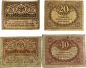 Russland 20,40 Rubles Banknoten 2 Stück Lot -