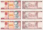 Kuba 3x 1000 Pesos 3 folgende Serien Nummer, Julio Antonio Mella -