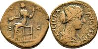 Römische Kaiserzeit Sesterz Lucilla Sestertius Venus Apple Gemahlin des Lucius Verus -