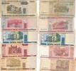 Weißrussland Belarus 20, 50, 1000, 10000, 20000 Rubel Rublei 5x Banknoten Lot -