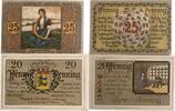 Deutschland, Deutsches Reich 20,25 Pfennig 2 x Notgeldschein, Stadt Tondern, Dänisch Nordschleswig -