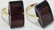 Goldschmuck Bernsteinschmuck 14K 585er Gold Bernstein Ring Goldring Gelbgold -