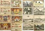 Deutschland, Deutsches Reich 2 x 1 Mark, 2 x 25, 2 x 50, 2 x 75 Pfennig 8 x Notgeldschein, Notgeld Stadt Hofgeismar, Hessen -