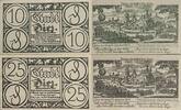 Deutschland, Deutsches Reich 10,25 Pfennig 2 x Notgeldschein, Stadt Diez, Hessen -