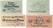 Deutschland, Deutsches Reich 25,50 Pfennig 2 x Notgeldschein, Stadt Wiesbaden, Hessen -