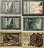 Deutschland, Deutsches Reich 25, 2 x 50 Pfennig 3 x Notgeldschein, Notgeld der Stadt Lorch im Rheingau, Hessen -
