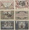 Deutschland, Deutsches Reich 10,25,50 Pfennig 3 x Notgeldschein, Notgeld der Stadt Montabaur, Hessen -