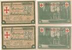 Deutsches Reich Deutschland 2* 25 Pfennig Notgeldschein PYRMONT, BAD (Waldeck) Hessen -