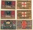Deutsches Reich Deutschland 25, 50 Pfennig Notgeldschein PYRMONT, BAD (Waldeck) Hessen, 3 Stück -
