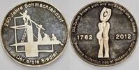 Medaille, Silbermedaille 1762 - 2012 Deutschland BRD Rheinland Oberhausen, 225 Jahre Schmachtendorf , Der erste Siedler vz, ohne Zertifikat