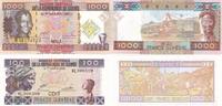 Guinea 100 10000 Francs Banknote Geldschein 2 Stück Guinee -