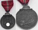 3. Reich, Deutschland, Wehrmacht 2. Weltkrieg Militaria Ehrenzeichen Abzeichen Medaille Winterschlacht im Osten mit Band, Ostmedaille, Hersteller 10 -