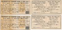 Russland Coupon 1921/22 über 1 Rubel 87 1/2 Kopeken, Gold Anleihe -