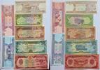 Afghanistan 1, 2, 5, 10, 20, 50, 100 Afghanis Banknote 7 Stück -