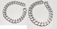 Silberschmuck 800er Silber Panzerarmband Silber, Silberarmband, Herren Silberarmband -