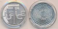 Frankreich 25 Euro Justice, in Hartplastikkapsel -