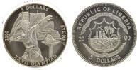 Liberia, 5 Dollars, Olympiade Sydney 2000 -