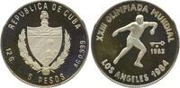 Kuba, 5 Pesos, 1983, Los Angeles 1984, *369* pp 15,00 EUR  Excl. 10,00 EUR Verzending