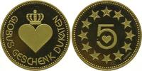 Schweiz, Jeton/Token, o. J., 5 Geschenkdukaten Globus, *427* unz 12,00 EUR  Excl. 10,00 EUR Verzending