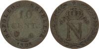 Frankreich, 10 Centimes, 1808A, Napoleon I., *459* ss 8,00 EUR  Excl. 10,00 EUR Verzending