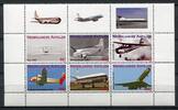 Briefmarken Niederländische Antillen 2009 Flugzeuge Aircraft Airplanes 1785-1790 MNH -