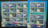 Briefmarken Grenada WWF Delphine Dolphins Meerestiere 5925-5928 Kleinbögen MNH -