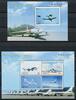 Briefmarken Dominica Chinesische Flugzeuge Militär Aircraft 4008-4011 Block 541 MNH -