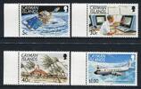 Briefmarken Kaiman-Inseln Cayman 1991 Hurrikan-Warndienst Wetter Meteorologie 642-645 MNH -