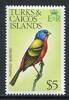 Briefmarken Turks & Caicos Vogel $5 Freimarke Bird Oiseaux Uccello 363 Postfrisch MNH -