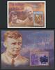 Briefmarken Dominica Charles Lindbergh Erstflug Flugzeuge 3306-3307 Block 456 MNH -