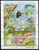 Briefmarken Dominica 1990 Fische Fishes Poissons Pesci Meerestiere Qualle 1292-1309 MNH -