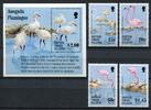 Briefmarken Jungferninseln Virgin Isl. 1995 Flamingos Vögel Birds 839-842 Block 85 MNH -