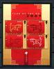 Briefmarken Montserrat 2009 Jahr des Ochsen Year of the Ox Zodiac 1449-1452 Postfrisch MNH -