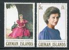 Briefmarken Kaiman-Inseln Cayman 1988 Kgl. Besuch Royal Visit Royalty 612-613 Postfrisch MNH -