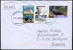 Briefmarken Tonga 2004 Dauer Michel Aufdruck 60s Vogel Brief Deutschland / 725 -