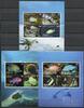 Briefmarken Penrhyn 2012 Fische Fishes Poissons Pesci Meerestiere Blocks 102-104 MNH -