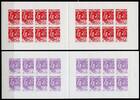 Briefmarken Neukaledonien 1993-1994 Dauer Kagu selbstklebend Markenhefte 957 + 990 MNH / 170 -