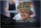 Briefmarken Kiribati 2022 QE II Elizabeth II Tod der Königin Royalty Königshaus MNH -