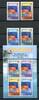 Briefmarken Kiribati 2006 50 Jahre Europa CEPT Flaggen Flags 993-996 Block 60 MNH -