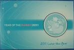 Briefmarken Weihnachtsinsel Christmas Isl 2011 Jahr des Hasen Rabbit Markenheft 689-702 MNH -