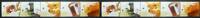 Briefmarken Neuseeland New Zealand Bienen Honig Honey Bees 3027-3031 ZD-Streifen MNH -