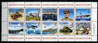 Briefmarken Kiribati 2005 2. Weltkrieg Militär Flugzeuge Panzer Armee Geschichte 956-965 MNH -