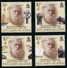 Briefmarken Pitcairn Charles Darwin Schiff Affe Vögel Reptil Schildkröte Postfrisch MNH -