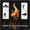 Briefmarken Mikronesien Micronesia Olympiade London Olympics Reitsport Tennis MNH -