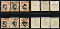 Briefmarken North Borneo 1897-1904 Argusfasan 72 80 101 111 P11 P23 II Ungebraucht Mint/ 373 -