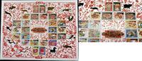 Briefmarken Singapur Singapore 2007 Chinesische Tierkreiszeichen Neujahr 1636-1659 Bogen MNH -