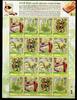 Briefmarken Indien India 2003 Heilpflanzen Medicinal Plants Kleinbogen 1954-1957 MNH RAR -