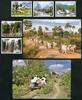 Briefmarken Kambodscha Cambodia 2021 Naturparadiese Wasserfall Bäume Tiere Satz + Blocks MNH -