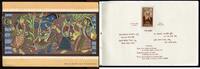 Briefmarken Indien India 1952 Heilige Dichter Presentation Folder Kpl 221-226 Marken Falz -