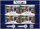 Briefmarken Thailand Kommunikationstag 3433 C Kleinbogen V Channel Nation TV MNH -